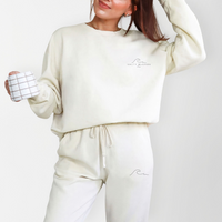 SB Wave Logo Ivory Sweatshirt
