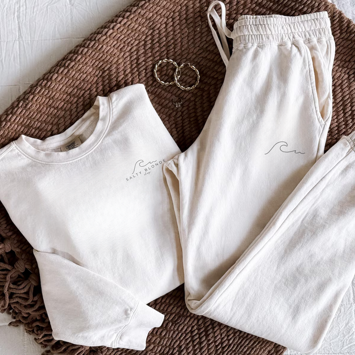 SB Wave Logo Ivory Sweatshirt